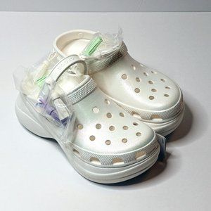 WOMEN'S CROCS CLASSIC BAE IRIDESCENT CLOG SIZE 8